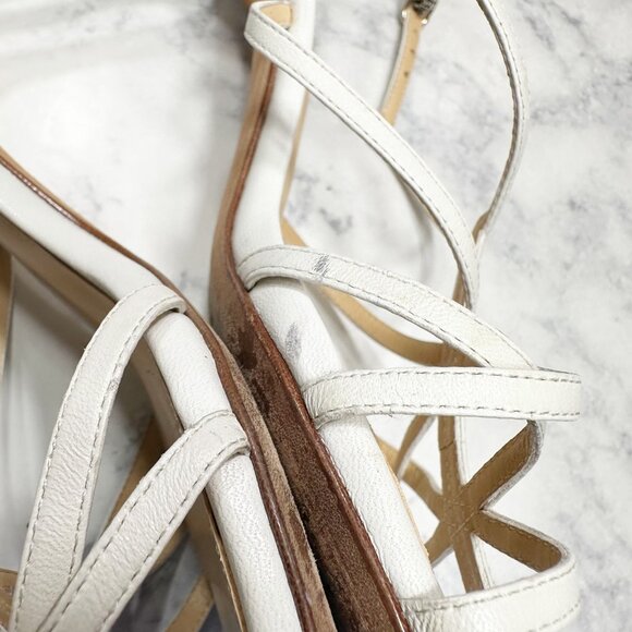 Alexandre Birman White Strappy Stiletto Sandals - Picture 11 of 11